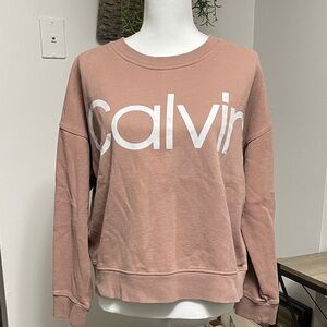 Calvin Klein Performance Tan Sweatshirt